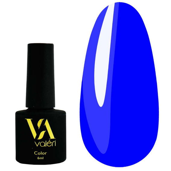Гель-лак VALERI Color №100 ярко-синий 6 мл (VA100) - Фото №1