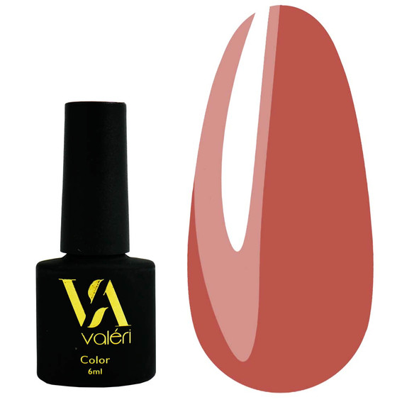 Gel polish VALERI Color № 069 brick beige 6 ml (VA69) - Фото №1