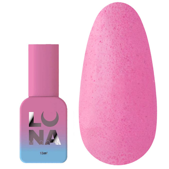 Hybride top LUNA Matte Sand Pink Non Wipe zonder plaklaag met zandroze textuur effect 13 ml (300-3431) - Фото №1