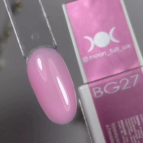 Flüssiggel Moon Full Liquid Builder Gel BG27 zartrosa 15 ml - Фото №2