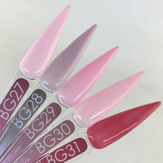 Flüssiggel Moon Full Liquid Builder Gel BG29 rosa mit Mikroglanz 15 ml - Фото №2