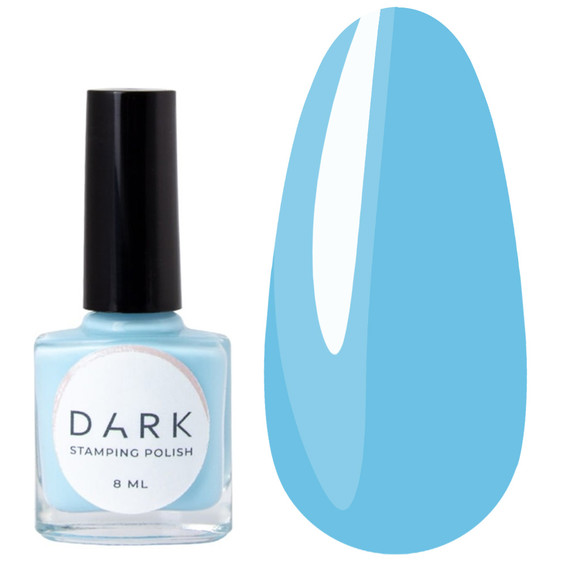DARK Stamping polish №13 blauw 8 ml - Фото №1