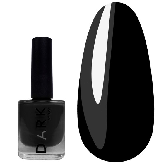 Лак для стемпинга DARK Stamping polish №01 черный STICKY 10 мл - Фото №1
