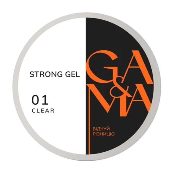Gel for extension GA&MA STRONG №001 Clear 30 ml (7700334)