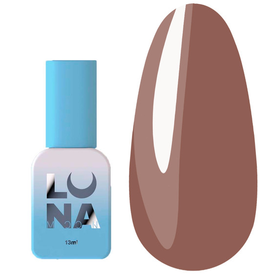 Lunamoon Color hybride nagellak nr. 243 koffie met melk 13 ml (047-3465-0911) - Фото №1