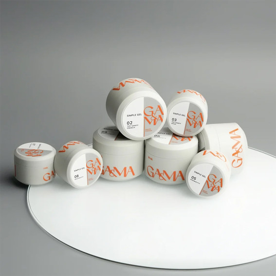 Gel for extension GA&MA Simple gel №002 that same french 15 ml (7702936) - Фото №4