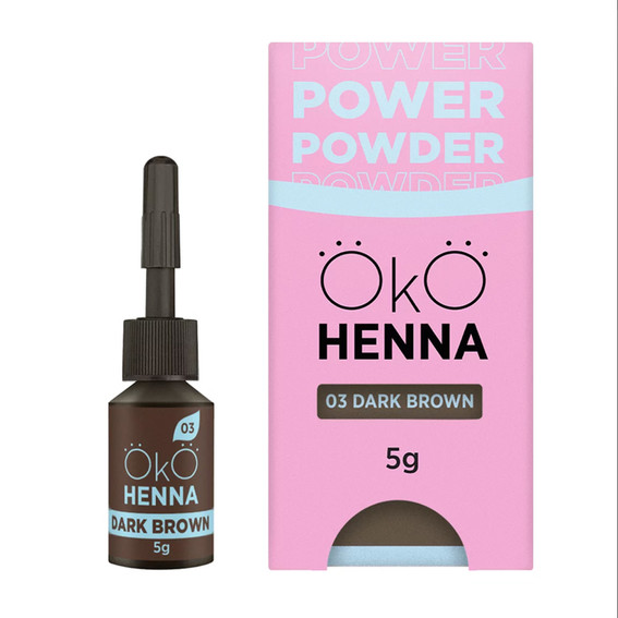 Хна для бровей OKO Henna 03 Dark Brown 5 г