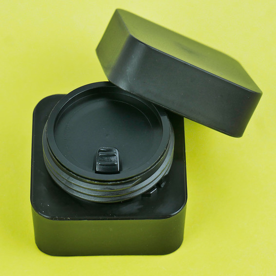 Plastikdose Quadro schwarz 10 ml - Фото №2