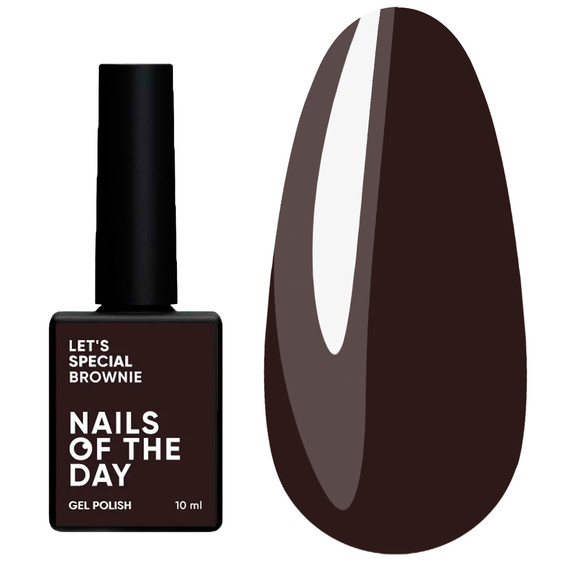 Gellack NAILSOFTHEDAY Let's Special Brownie 10 ml - Фото №1
