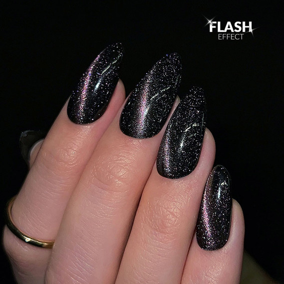 Топ Slowianka No Wipe Flash Cat Eye Violet 10 г - Фото №2