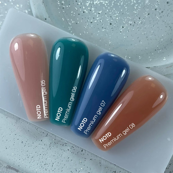 NAILSOFTHEDAY Premium gel 08 nude-karamel builder gel 30 ml - Фото №5