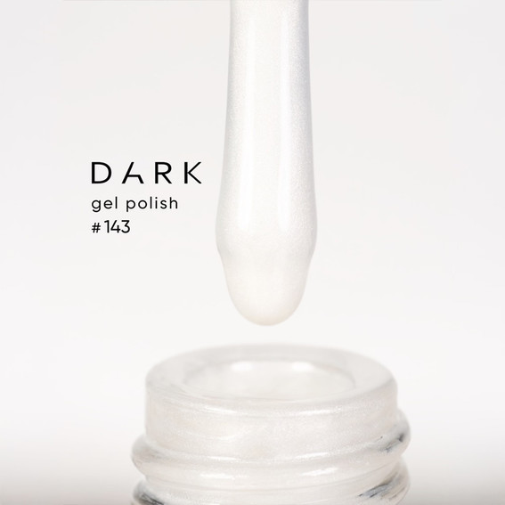 Gellack DARK Neue Kollektion 143 milchig perlmuttartig 6 ml - Фото №2