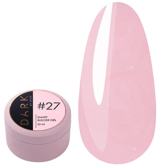 Gel für Erweiterungen Dark Smart Builder Gel 27 22 ml - Фото №1