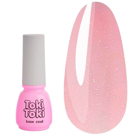 База Toki-Toki Shiny Rose розовый с шиммером 5 мл - Фото №1