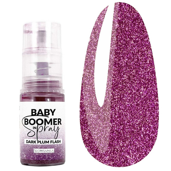 Спрей Slowianka Baby Boomer in Spray DARK PLUM FLASH 5 г - Фото №1