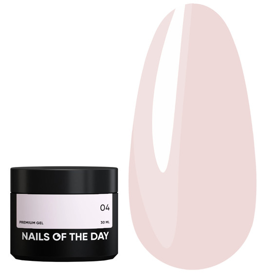 Строительный гель NAILSOFTHEDAY Premium gel 04 светло-розовый 30 мл - Фото №1