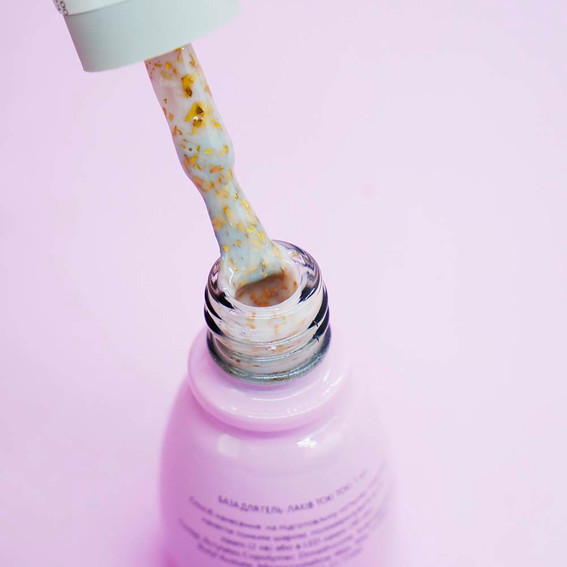 Toki-Toki Hybride base 002 wit met goud potal 5 ml - Фото №2
