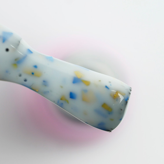 Toki-Toki Potal 014 Bravery hybride base wit met blauwe en gele bladeren 5 ml - Фото №2