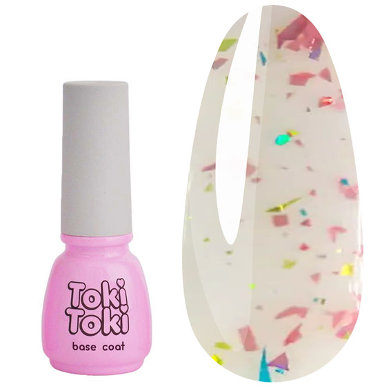 Toki-Toki Potal Base 008 milchig mit goldenem, gelbem, blauem  5 ml - Фото №1