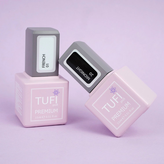 Gel polish TUFI profi  PREMIUM  French 01 White 15 ml (0318197) - Фото №5