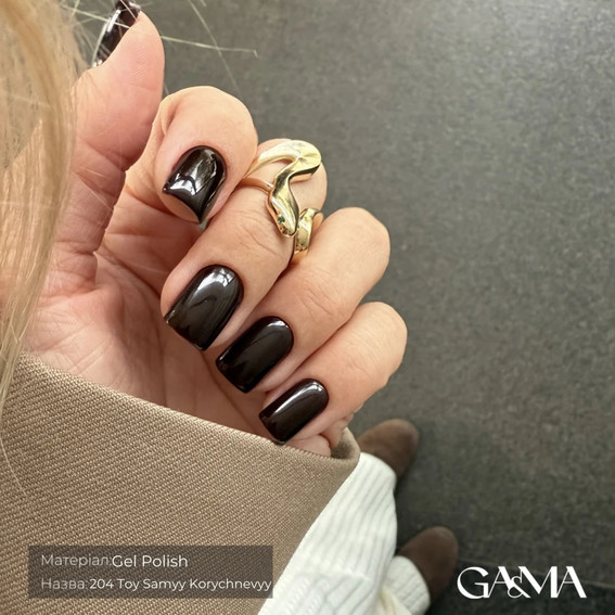 Hybride vernis GA&amp;MA Pantone collectie №204 Toy Samyy Korychnevyy 10 ml (7703119) - Фото №2