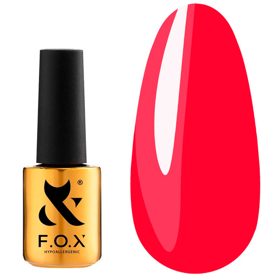 Gel polish F.O.X Lipstick Collection 001 soft coral 7 ml (LC - 01) - Фото №1