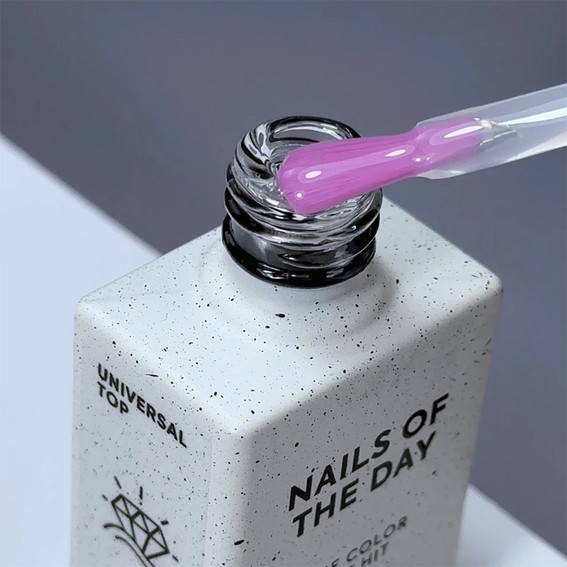 NAILSOFTHEDAY Universal top zonder plaklaag met minimale inhoud UV-filters 10 ml - Фото №2