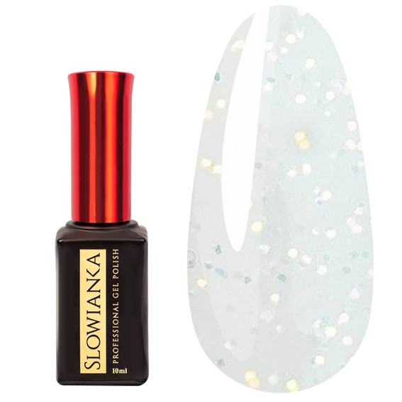 Top Coat Slowianka No Wipe Pearl Holo 10 g - Фото №1