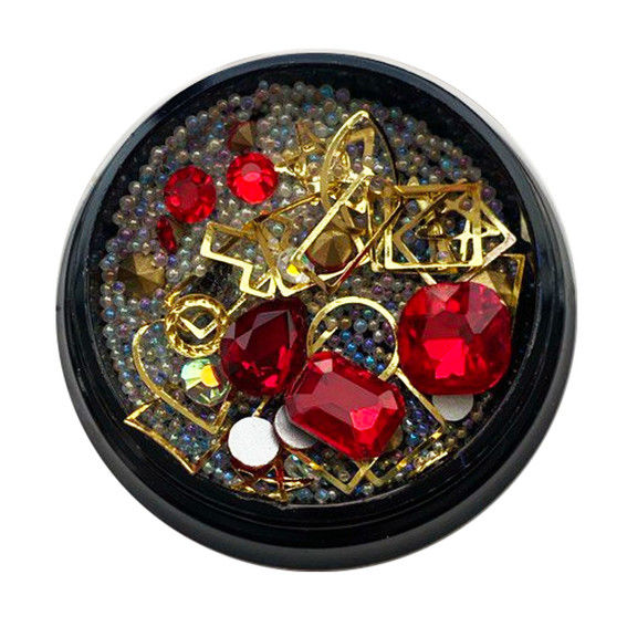 Set of 3D decorations for nails and makeup MANY BEAUTY (MODEL NR 1)