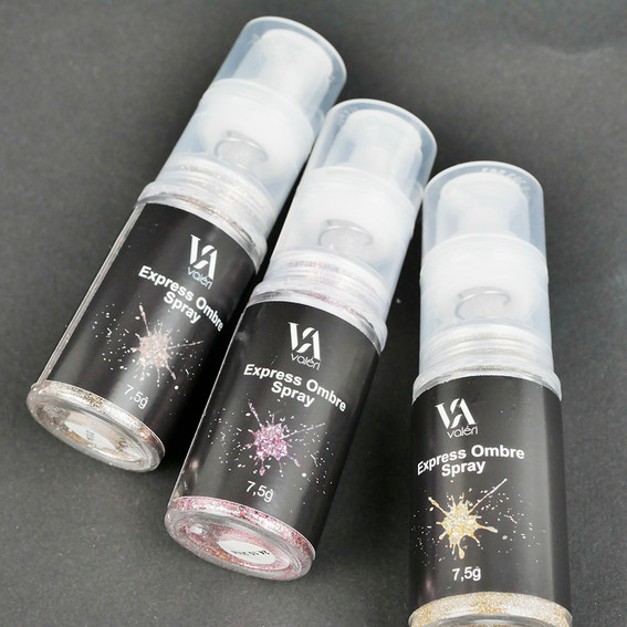 Spray for ombre effect VALERI EXPRESS OMBRE SPRAY №06 silver 7.5 g - Фото №3