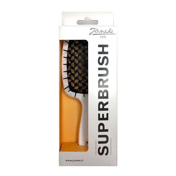 Расческа Superbrush Janeke SMALL черно-белая 18 см (56SP234BIA) - Фото №2