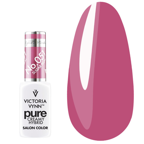 Gellak Victoria Vynn PURE CREAMY HYBRID 051 Sugar Plum 8 ml - Фото №1