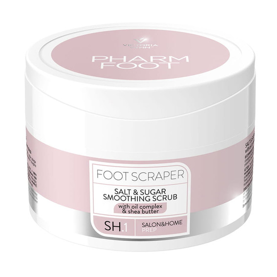 Glättendes Fußpeeling mit Salz und Zucker PHARM FOOT Fußschaber 200 g - Фото №1