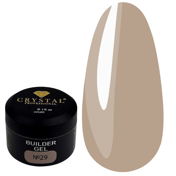 Crystal Builder Gel Nr. 29 Cremiges Braun 15 ml - Фото №1