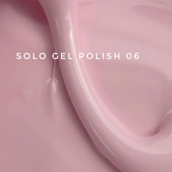 Gellak Touch Solo Gel Polish 06 eenfase 3in1 melkachtig roze 9 ml - Фото №2