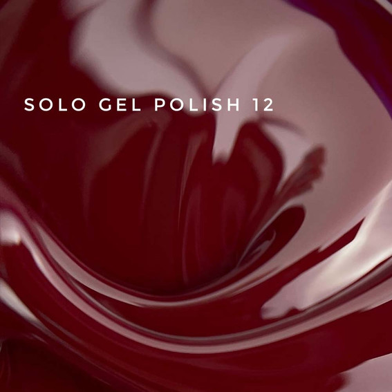 Gellak Touch Solo Gel Polish 12 eenfase 3in1 bordeauxrood 9 ml - Фото №2