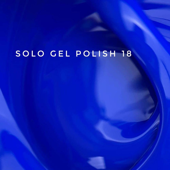 Gellak Touch Solo Gel Polish 18 eenfase 3in1 felblauw 9 ml - Фото №2