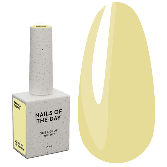 Gellak NAILSOFTHEDAY Color of the month July 2025 Banana Cream 10 ml - Фото №1