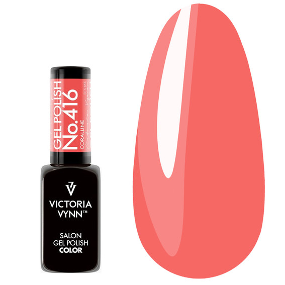 Gellak Victoria Vynn 416 Coralline 8 ml - Фото №1