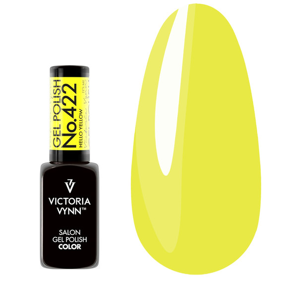 Gellak Victoria Vynn 422 Hello Yellow 8 ml - Фото №1