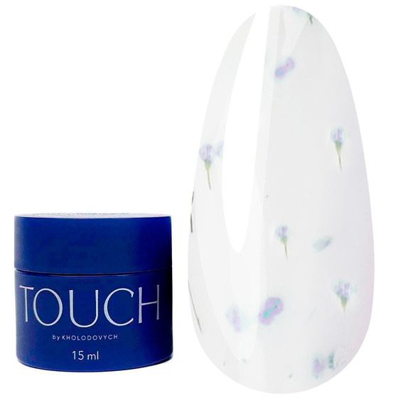 Gel for extension TOUCH Gardens builder gel 01 milky 15 ml - Фото №1