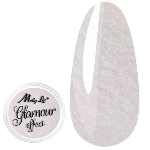 Втирка для ногтей MollyLac Glamour Effect Luna №6 1 г - Фото №1