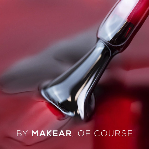 MAKEAR Gellack Spice Secret 31 Red Stained Glass, 8 ml - Фото №2