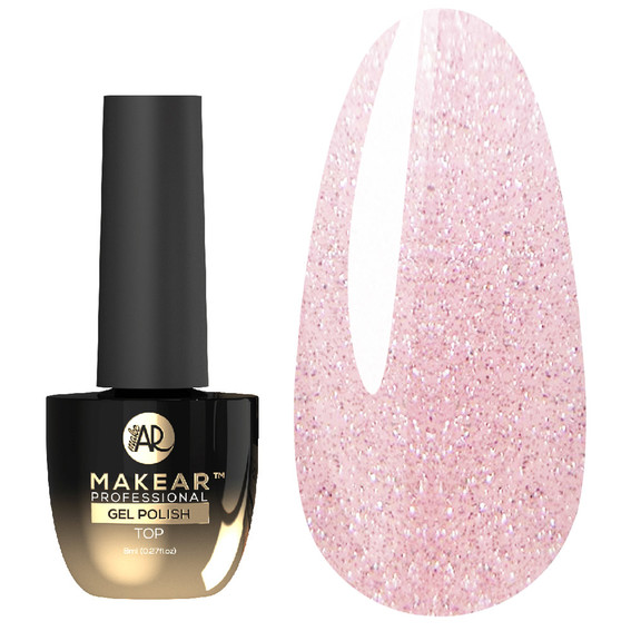 MakeAR Top Cat Eye Pink without sticky layer 8 ml - Фото №1
