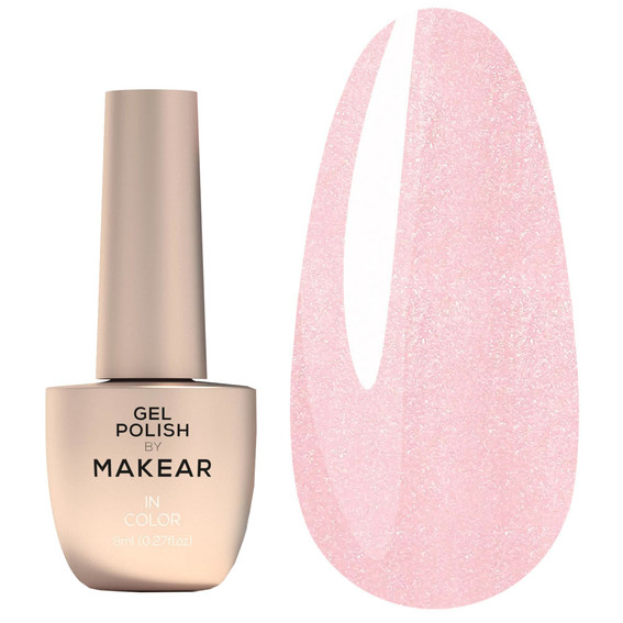 Gellack MAKEAR „Dzień Stylistki 2025“ 640 Pink mit Glitzer, 8 ml - Фото №1