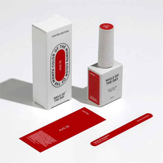 Gellak NAILSOFTHEDAY Color of the month August 2025 Kalyna 10 ml - Фото №6