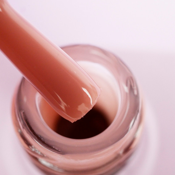SALE TUFI profi PREMIUM RUBBER FRENCH BASE 012 Sweet Mokko 15 ml - Фото №2
