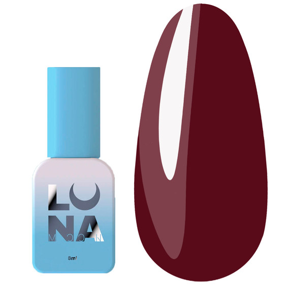 Gellak LUNA №12 licht bordeauxrood 8 ml - Фото №1
