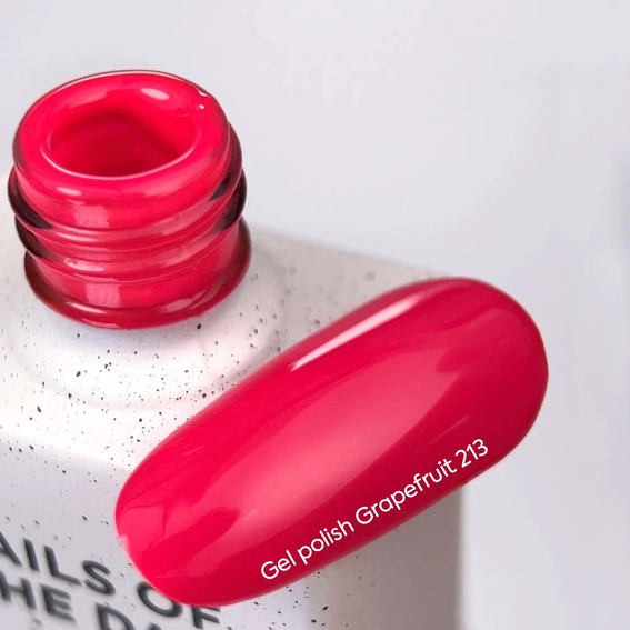 Gellack NAILSOFTHEDAY Grapefruit 213 Neon-Himbeere 10 ml - Фото №2