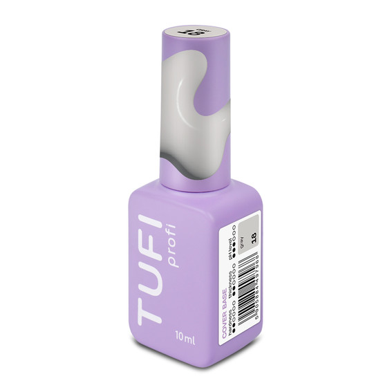 База для ногтей TUFI profi Cover base coat 18 Gray 10 мл (0326537) - Фото №7